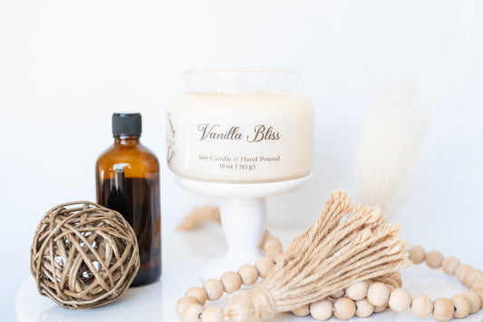 Vanilla Bliss Scent Candle - 10oz Soy Candle