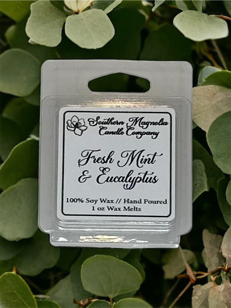 Fresh Mint & Eucalyptus Scent Mini Wax Melt- 1oz Wax Melt